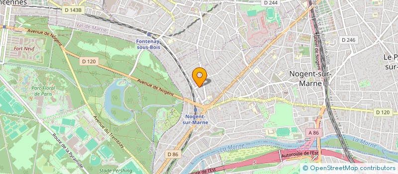 localisation de l'entreprise SCI DUCANADA  NOGENT-SUR-MARNE