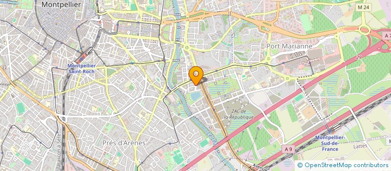 localisation de l'entreprise SCI DUCASSOU à MONTPELLIER