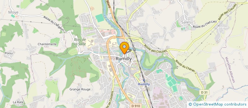 localisation de l'entreprise SCI DUCASTIN à RUMILLY