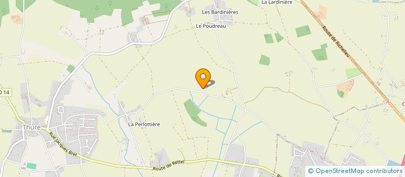 localisation de l'entreprise SCI DUCAT  THURE