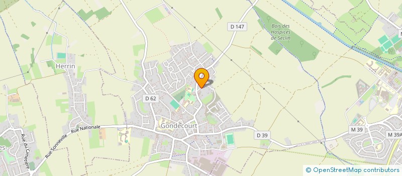 localisation de l'entreprise SCI DUCATILLON  GONDECOURT