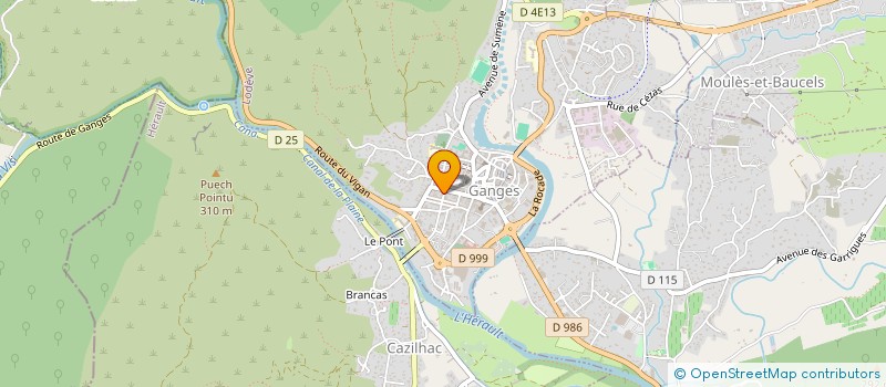 localisation de l'entreprise SCI DUCDORT  GANGES