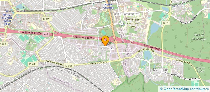 localisation de l'entreprise SCI DUCER  NOISY-LE-GRAND