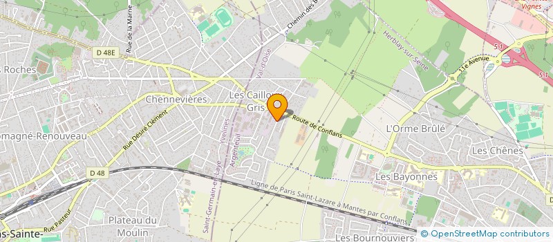 localisation de l'entreprise SCI DUCERNAY  HERBLAY-SUR-SEINE