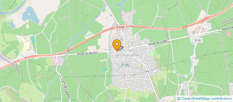 localisation de l'entreprise SCI DUCH  SAINT-GENIS-DES-FONTAINES