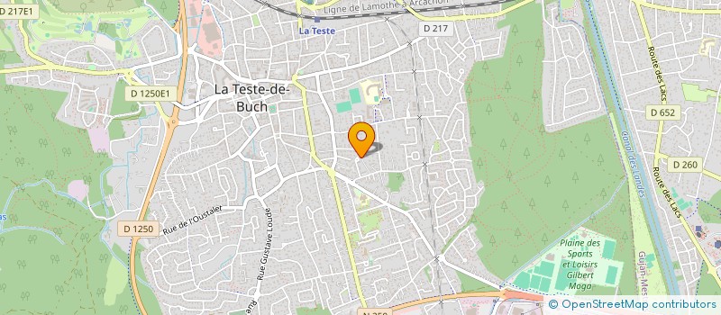 localisation de l'entreprise SCI DUCHACAR  LA TESTE-DE-BUCH