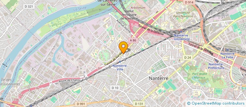 localisation de l'entreprise SCI DUCHAKOW  NANTERRE