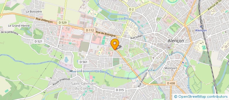 localisation de l'entreprise SCI DUCHAMP à CONDE-SUR-SARTHE