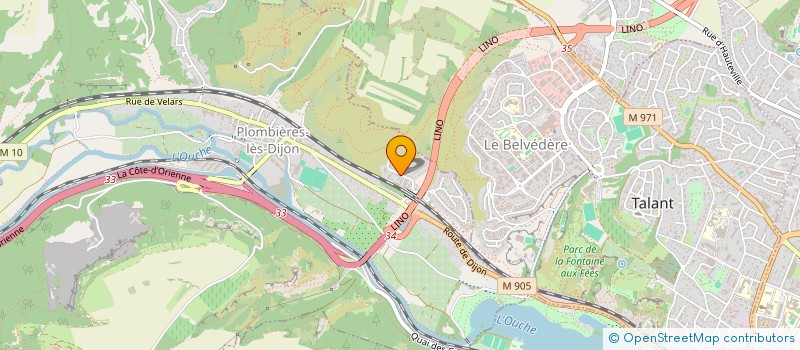 localisation de l'entreprise SCI DUCHATEAU  PLOMBIERES-LES-DIJON