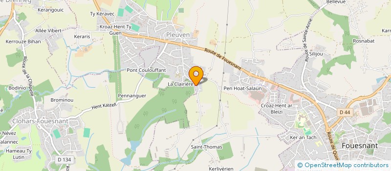 localisation de l'entreprise SCI DUCHEMIN LAGADIC  PLEUVEN