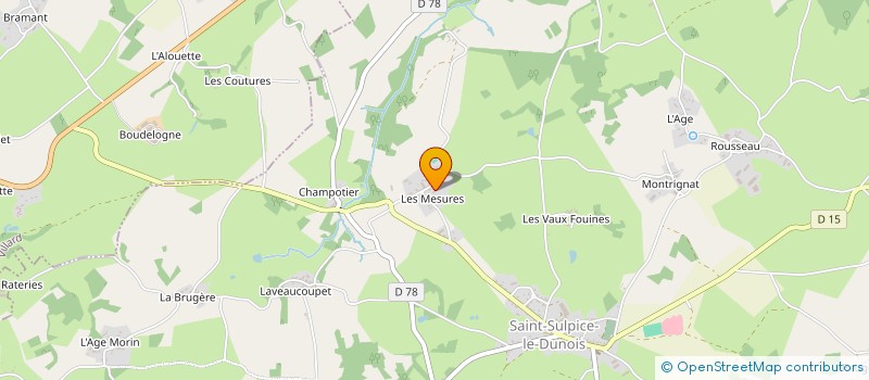 localisation de l'entreprise SCI DUCHEMIN VOLTAIRE à SAINT-SULPICE-LE-DUNOIS