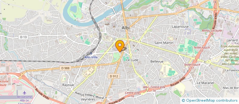 localisation de l'entreprise SCI DUCHENE à ALBI