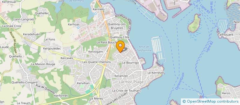 localisation de l'entreprise SCI DUCHENE  LARMOR-PLAGE