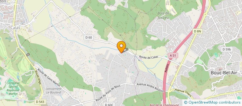 localisation de l'entreprise SCI DUCHENE DESCHAMPS  CABRIES