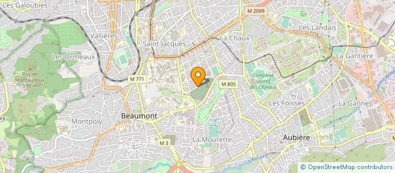localisation de l'entreprise SCI DUCHER à CLERMONT-FERRAND