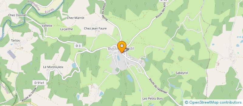 localisation de l'entreprise SCI DUCHESNE  PIEGUT-PLUVIERS