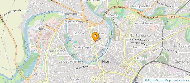 localisation de l'entreprise SCI DUCHESNE  NIORT