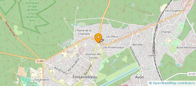 localisation de l'entreprise SCI DUCHESSE à FONTAINEBLEAU