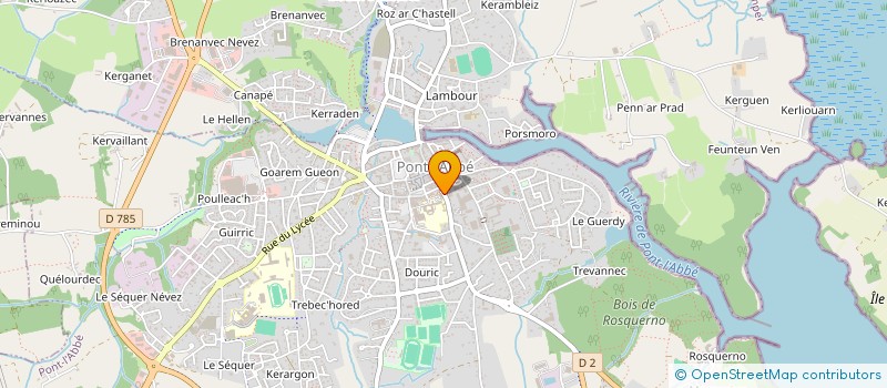 localisation de l'entreprise SCI DUCHESSE ANNE  PONT-L'ABBE