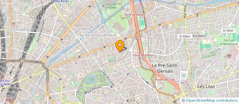 localisation de l'entreprise SCI DUCHESSE DE MIRABEL  PARIS