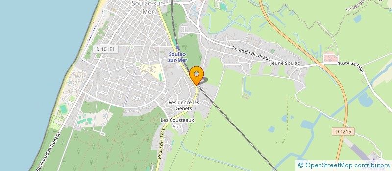 localisation de l'entreprise SCI DUCIMAR  SOULAC-SUR-MER