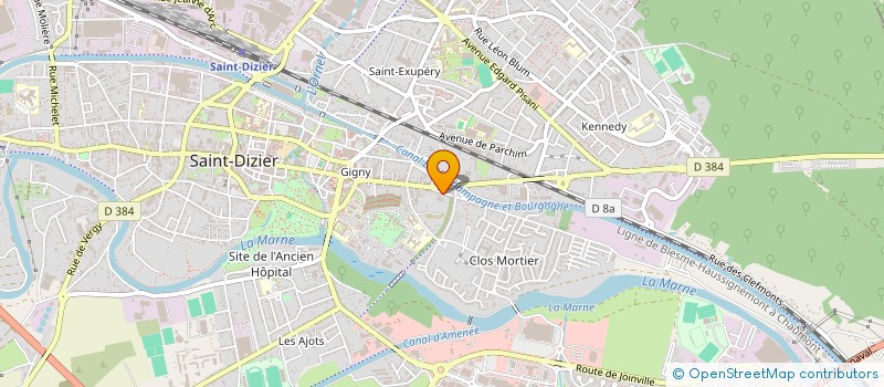 localisation de l'entreprise SCI DUCLEM à SAINT-DIZIER