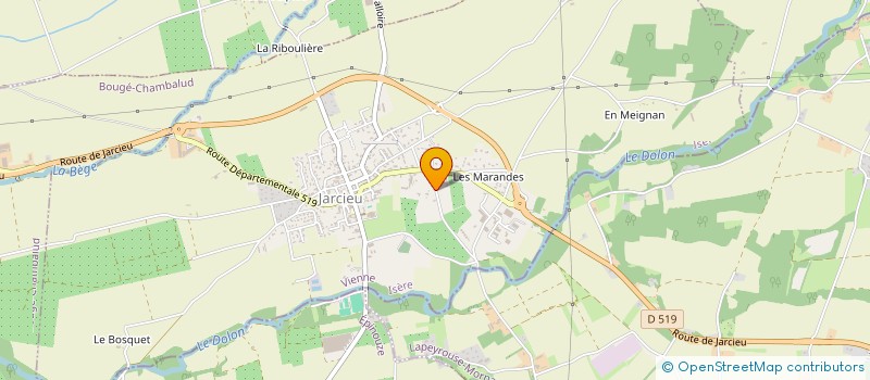 localisation de l'entreprise SCI DUCLOS ERIC ET JULIEN  JARCIEU