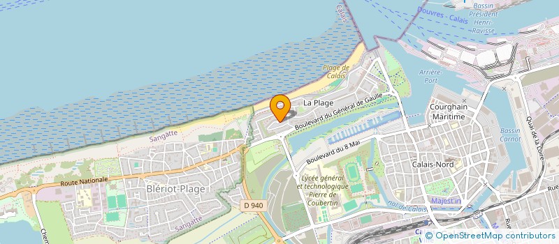 localisation de l'entreprise SCI DUCLOY  CALAIS