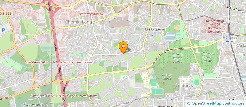 localisation de l'entreprise SCI DUCO  MERIGNAC