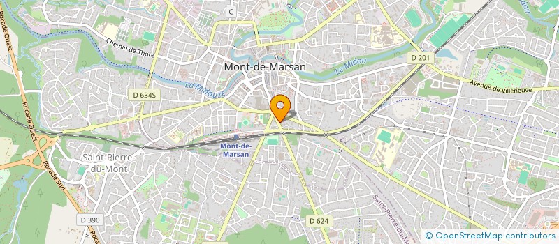 localisation de l'entreprise SCI DUCOM 87  MONT-DE-MARSAN