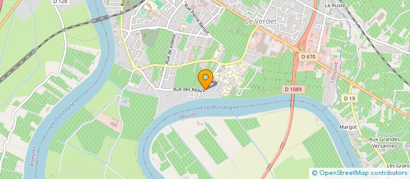 localisation de l'entreprise SCI DUCOMBS  LIBOURNE