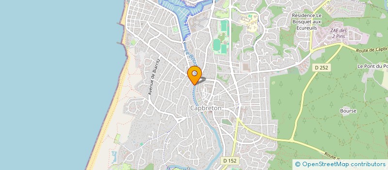 localisation de l'entreprise SCI DUCOURNAU à CAPBRETON