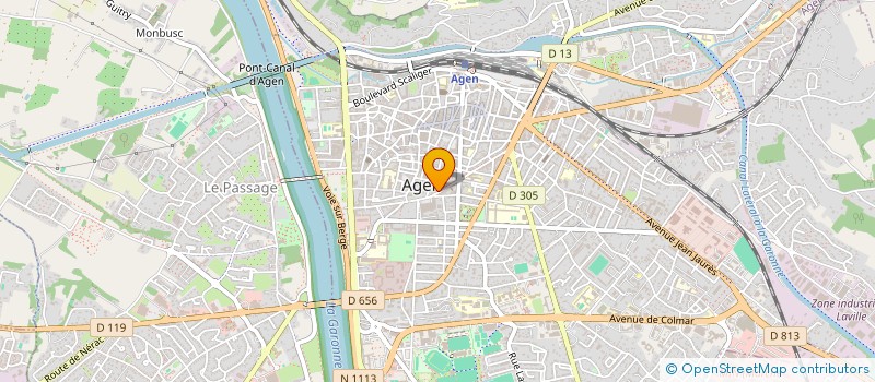 localisation de l'entreprise SCI DUCOURNEAU  AGEN