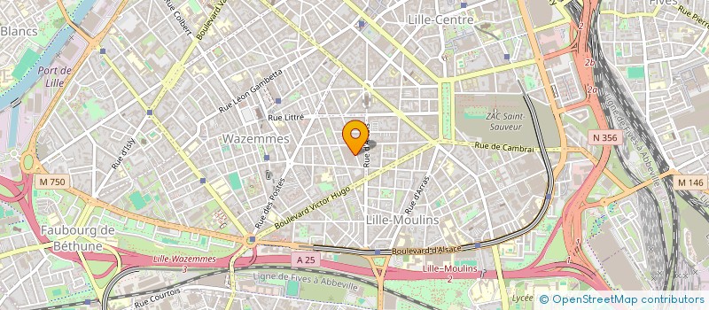 localisation de l'entreprise SCI DUCOUROUBLE à LILLE
