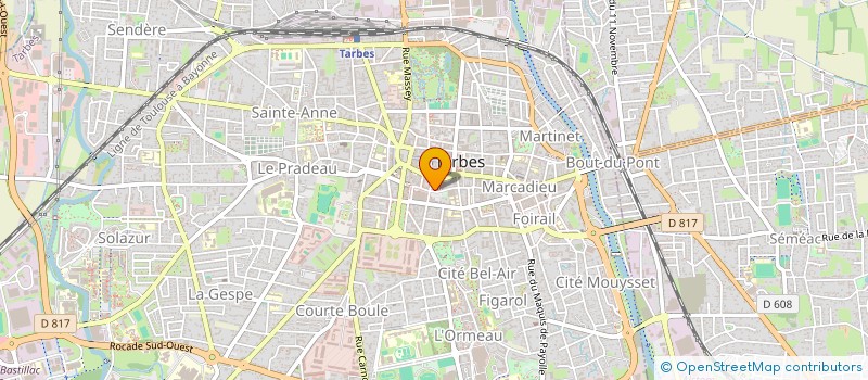 localisation de l'entreprise SCI DUCPER  TARBES