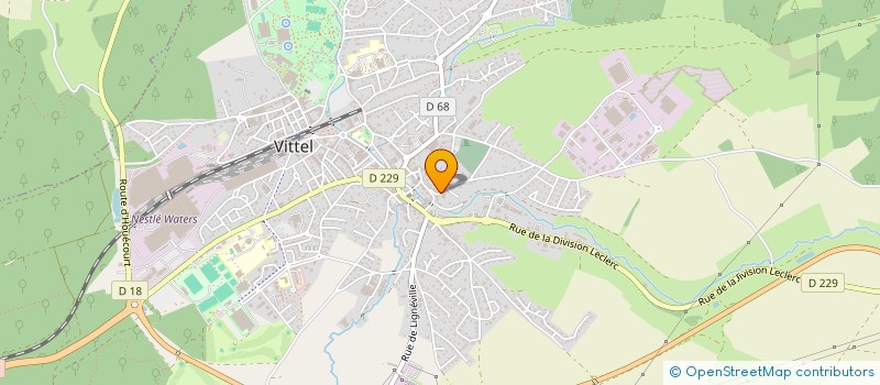 localisation de l'entreprise SCI DUCRAS  VITTEL