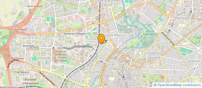localisation de l'entreprise SCI DUCRET à RENNES