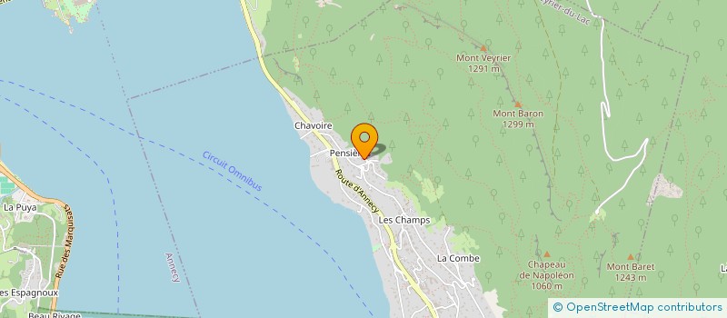 localisation de l'entreprise SCI DUCRET VIGNON  VEYRIER-DU-LAC