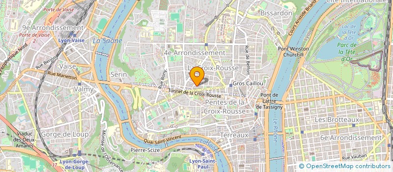 localisation de l'entreprise SCI DUCREUX  LYON