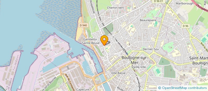 localisation de l'entreprise SCI DUCROCQ  BOULOGNE-SUR-MER