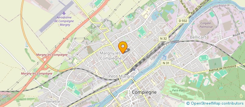 localisation de l'entreprise SCI DUCROCQ  MARGNY-LES-COMPIEGNE