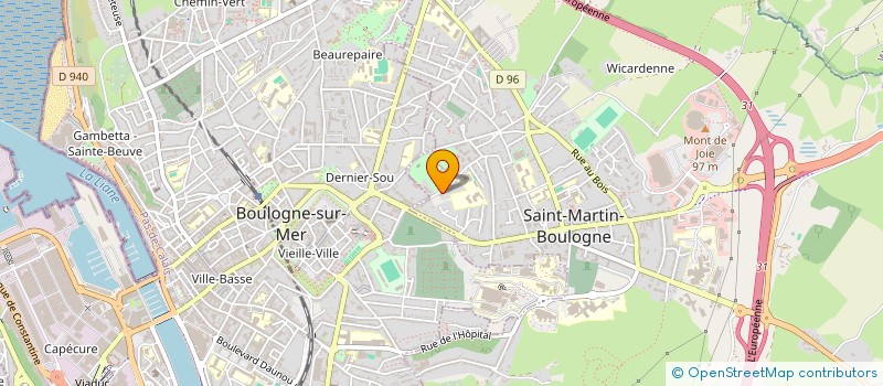 localisation de l'entreprise SCI DUCROCQ TAVERNIER à SAINT-MARTIN-BOULOGNE