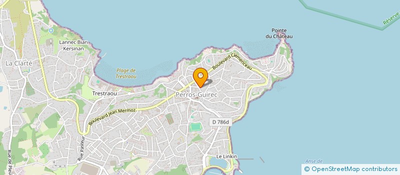 localisation de l'entreprise SCI DUCRUET-ERNOT-LE GALL  PERROS-GUIREC