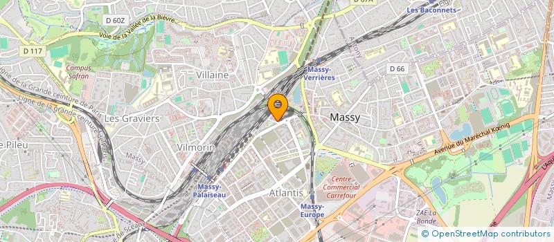 localisation de l'entreprise SCI DUDAS TRAN à MASSY