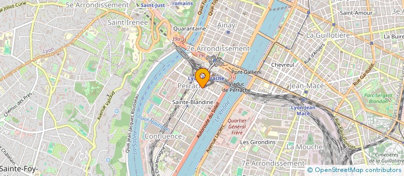 localisation de l'entreprise SCI DUDESSUS  LYON