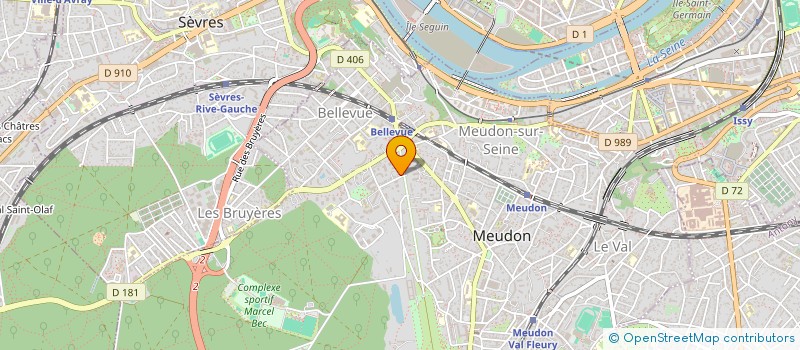 localisation de l'entreprise SCI DUDIX à MEUDON