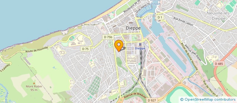 localisation de l'entreprise SCI DUDOVI  DIEPPE