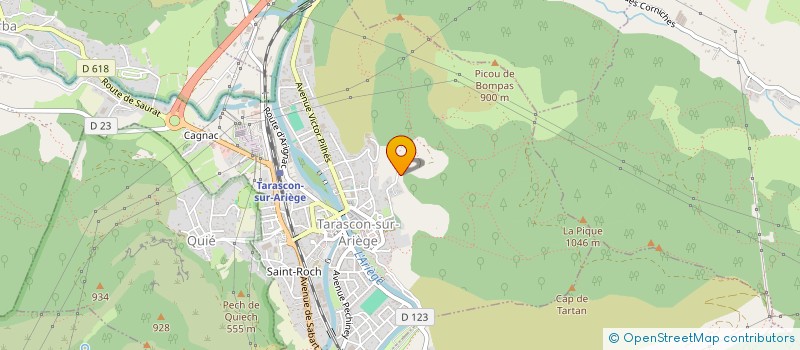 localisation de l'entreprise SCI DUEZ à TARASCON-SUR-ARIEGE