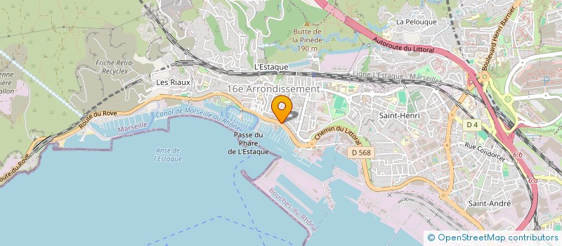 localisation de l'entreprise SCI DUFA COMMERCE INVESTISSEMENT à MARSEILLE
