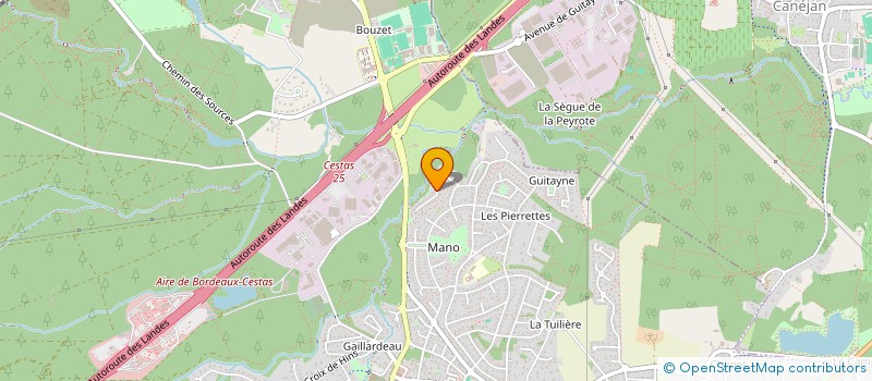 localisation de l'entreprise SCI DUFAIT  CESTAS